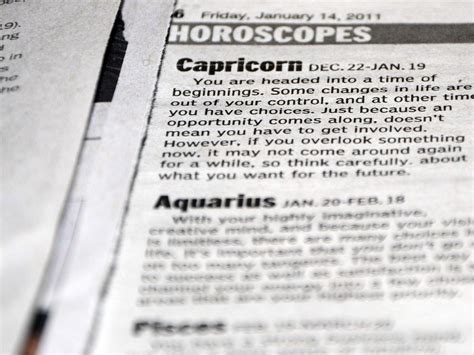 studies why newspaper horoscopes are fake